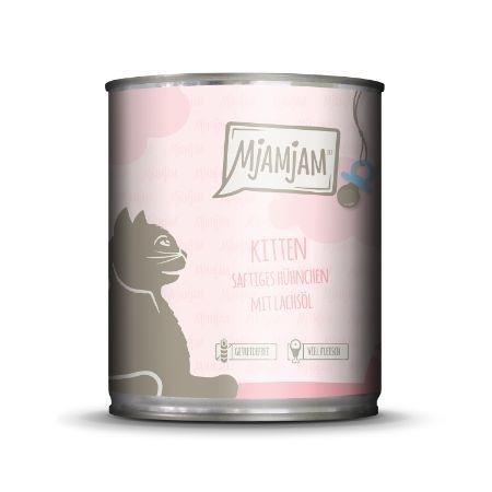 MJAMJAM GATITO POLLO JUGOSO CON ACIETE DE SALMON 800GR