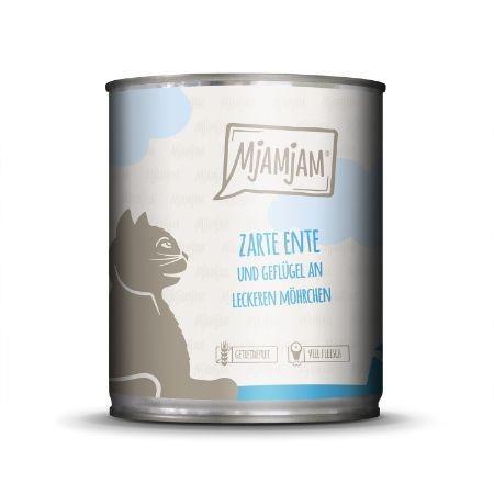 MJAMJAM GATO PATO & AVE TIERNOS CON ZANAHORIAS 800GR