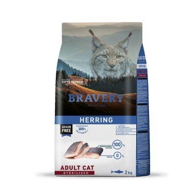 BRAVERY CAT ADULT STERILIZED HERRING 2KG