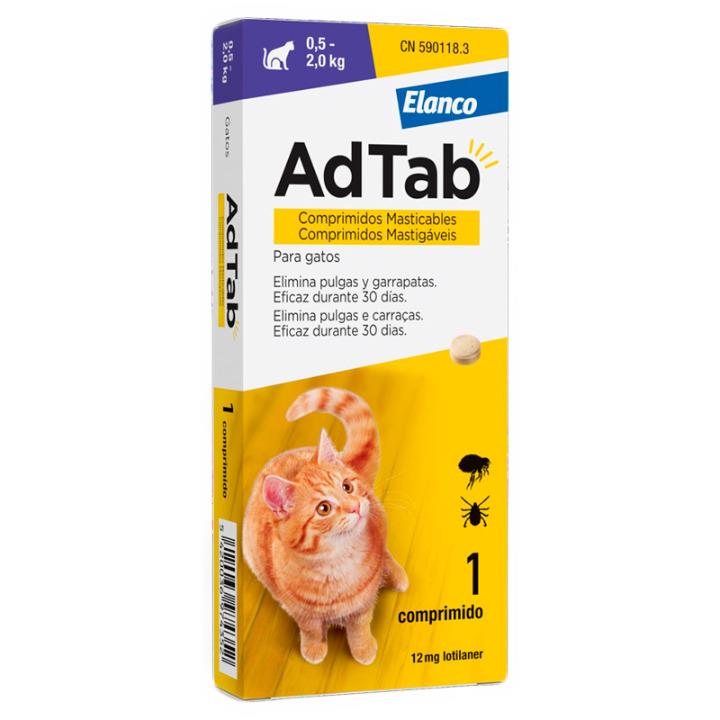 ADTAB GATO 12MG 0.5-2KG