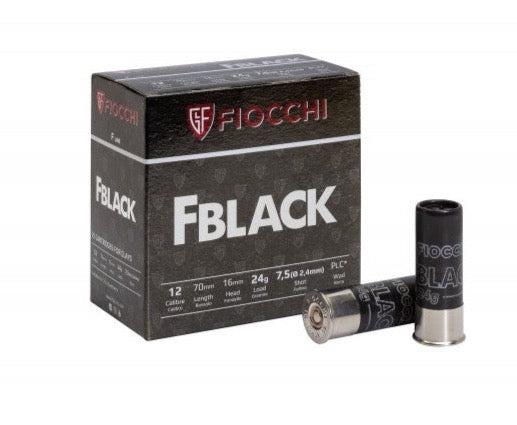 CARTUCHO FIOCCHI F BLACK TRAP 24GR PLOMO 7.5 CAL.12/70/16