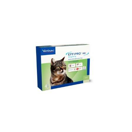 EFFIPRO DUO SPOT ON 50 mg/60 mg GATOS PIPETA - CAJA 4 PIPETAS