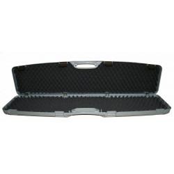 MALETIN POLIPROPILENO PARA RIFLE COLOR GRIS 4 CIERRES 2 COMBI ESPEMA INTERIOR 125*25*11CM MEGALINE