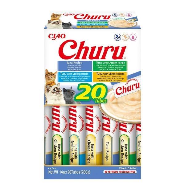 CHURU CAT RECETA VARIEDADES DE ATUN PACK 20X14GR