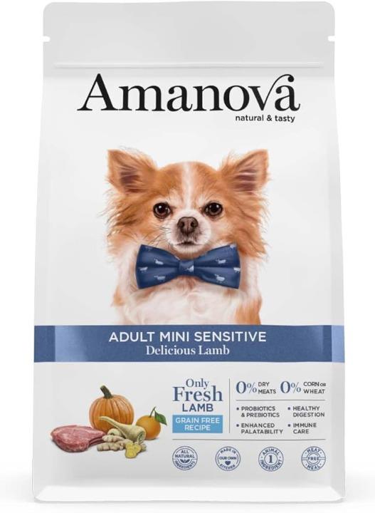 PIENSO PERRO AMANOVA DOG MINI SENSITIVE GRAIN FREE LAMB 2KG