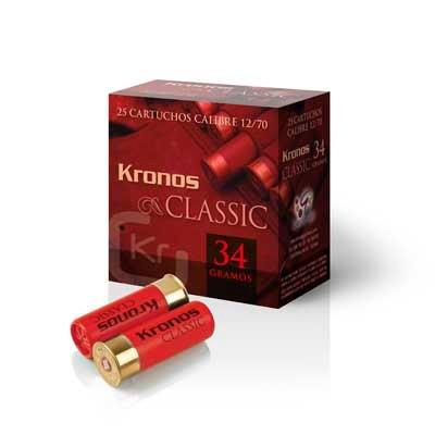 CARTUCHO KRONOS CLASSIC 34GR PLOMO 6 CAL.12/70