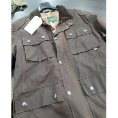 CHAQUETA ENCERADA NORTON MARRON L