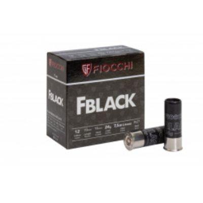 CARTUCHO FIOCCHI F BLACK TRAP 24GR PLOMO 8 CAL.12/70/16