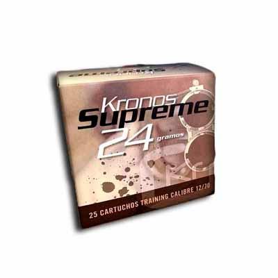 CARTUCHO KRONOS SUPREME 24GR PLOMO 8 CAL. 12/70