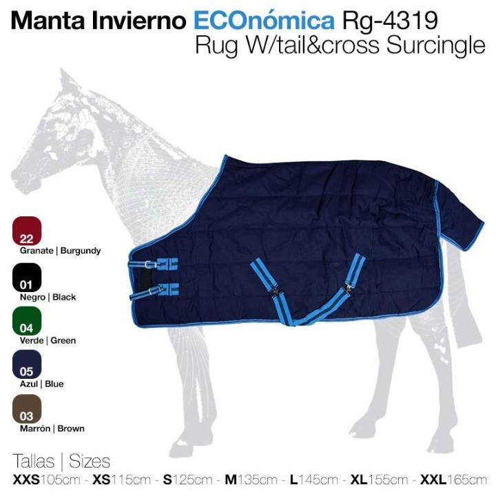 MANTA INVIERNO ECO.RG-4319 AZUL T-XL 155CM