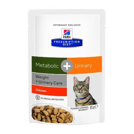 PD FELINE C/D URINARY STRESS + METABOLIC POUCH 85GR